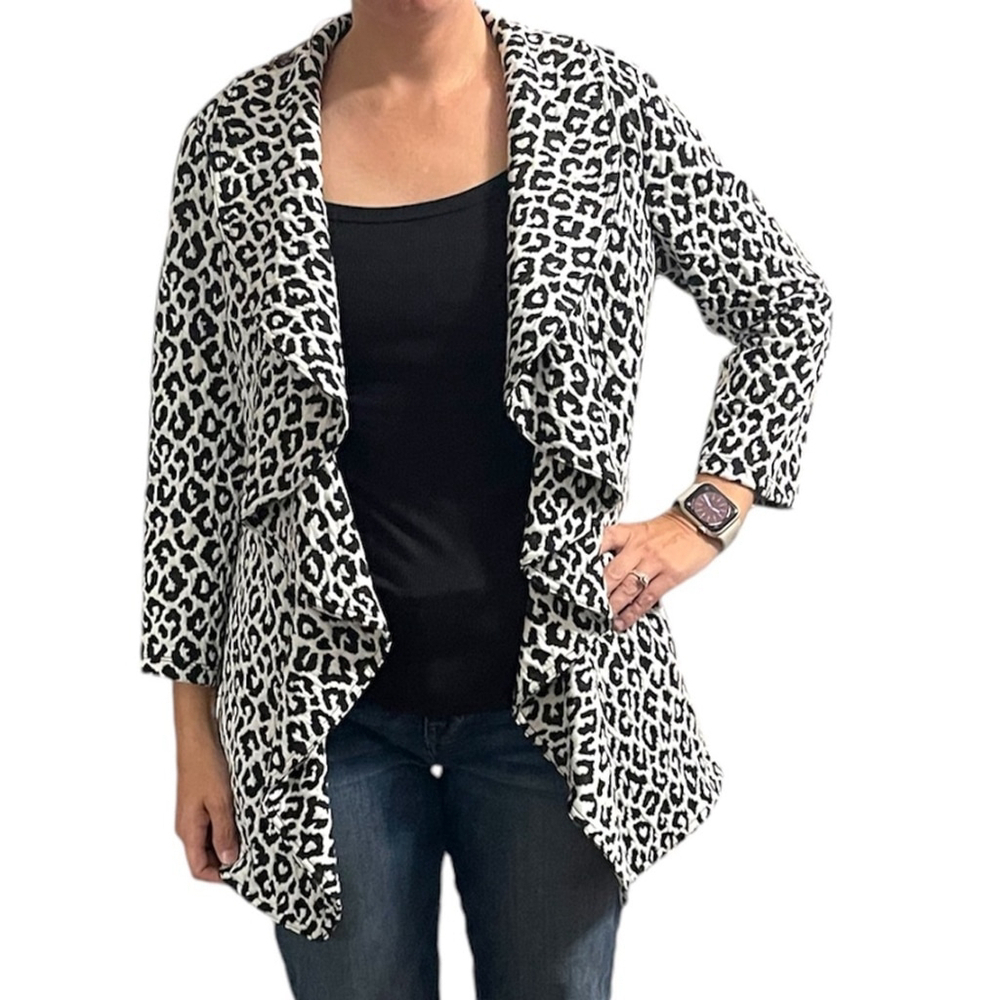 Calvin Klein animal print women’s jacket size 4